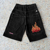 Shorts Y2K Hip Hop 2023 Original Gothic Pocket Baggy Jeans Shorts Man-Outfit