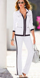 New Long-Sleeved Casual Color Set Women's