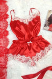 Exploding Pajamas Simulation Silk Pyjamas Large-Size Home Underwear Pajamas Skirt