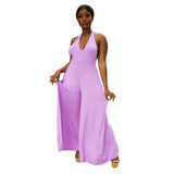 Sexy Loose Sleeveless Backless
