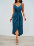 Women's Summer New Fashion Solid Color Suspension Dresses For