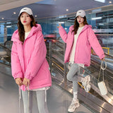 2021 New High Quality Winter Jacket Women Fashion Hooded Jackets Winter Warm Women Coat Clothing Casual Short