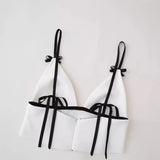 New Bow Tie Short Suspender Dress 2180378-Outfit