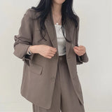 Toloer Suit Jacket Female 2024 New Spring And Autumn Korean Version Chic Small Suit Suit Jacket Design Sense Minority-Outfit