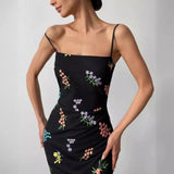 Temperament Lady Net Cloth Embroidered Sling