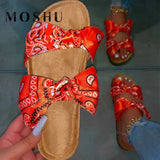 Sandals Women 2020 Bandana Shoes Woman Cork Sandals Flat Shoes Ladies Fashion Beach Sandles Shoes Women Sandalias