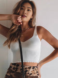 Top Women's Summer New Pits Thin Inside White Sling Vest Women