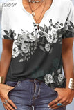 T-shirt Fashion Women V-neck Basic Tee Casual Loose Shirt Short-sleeve Top Cotton T-shirt Clothing Ladies Blusas