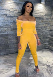 Off Shoulder Fitted Velour