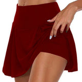 Temperament Commute Summer Solid Color Two-piece Skirt