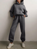 And Winter Women's Casual Fashion Thick Long-Sleeved Trousers Two