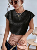 Women's Top 2025 Summer New Leopard-Print Jadar Shirt Casual Blouse Short