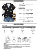 Print Lace V Neck T Shirt Fashion Pentagram Print T Shirt Top Women Short Sleeve Lace Patchwork Tee Summer T Shirt