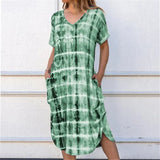 Floral Print Bohemian Beach Dress 2020 Summer Women Dress Ruffles Casual Short Sleeve V-Neck Wrap Party Dresses