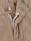 Vintage Multi Pocket Patched Cargo Jeans-Outfit