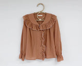 Blouses Summer Tops Femme Spring Women Shirt Long Sleeve Cotton Girls Women Blouse Plus Size Blusas Solid Loose
