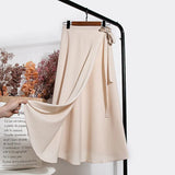 Women Tender Charm Daily Pure Chiffon Ulzzang Side-slit College Elegant Simple Clothing Summer Leisure Artistic