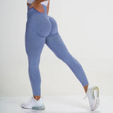 Gym Seamless Pants Sports Push Up Leggings Clothes Stretchy High Waist Athletic Exercise Fitness Leggings Activewear
