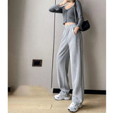 Sweatpants For Women Summer Baggy Pants High Waist Jogger Wide Leg Trousers Spring Women's Sports Pants Summer Sweatpants-Outfit
