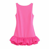 Summer Women's New Fashion Solid-Colored Sleeveless