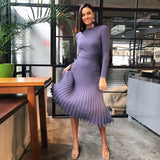 Autumn And Winter Hot New Fashion Women's Clothing Long Sweater Knitted Pure Color Bajamas