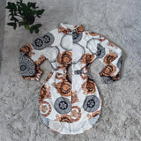 Casaul Retro Print Long Sleeve Shirt