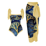 Toloer One-Piece Bikini Suit Women's Bikini Three-Piece