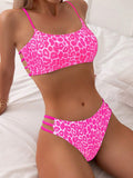 Toloer New Sexy Leopard Print Split Two-Piece Sexy Bikini