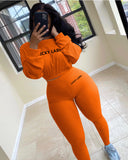 Women's Clothing Autumn Ribbed Pit Letter Embroidery Sports Leisure