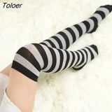 Stockings Female Thigh High Over The Knee Socks 2022 New Fashion Women'S Long Cotton Stockings For Girls Ladies