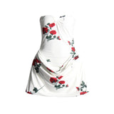 Spring 2025 New Sexy Fish Bone Splicing Design Feeling Slim Thin Three-Dimensional Folding Braided Hip-Buff