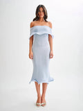 Women's Fashion Word-To-Shoulder Sexless Sleeveless Plain Knitted