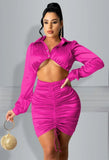 Party Sexy Cut Out Ruched Bodycon