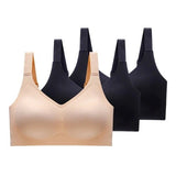 3pcs/set Sexy Seamless Bras For Women Wire Free Active