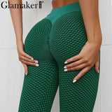 High waist spandex fitness legging Women push up sexy black exercise capri leggings Fashion sport jeggings pants