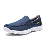 New Fashion Men Canvas Shoes Outdoor Trend All-match Flats Shoes Breathable Slip-on Hard-wearing Footwear Comfort