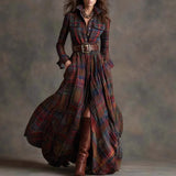 Explosion Of Literature And Art National Wind Round Collar Long