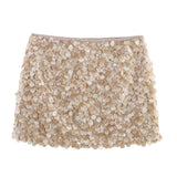 Women's Autumn And Winter Temperament Light Fashion New Party Squin Mini