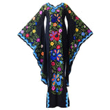 print maxi dress women 2021 long sleeve frocks tunic womens dresses elegant black large size pareo dress