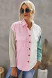 Block Button Front Shirt with