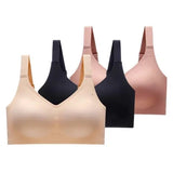 3pcs/set Sexy Seamless Bras For Women Wire Free Active