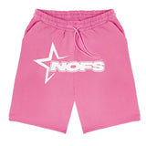 Year's New Short-Sleeved Shirt For Men And Women's Trend Card Street Hip-Hop Punk Letter Printed T-Shirt Shorts-Outfit
