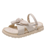 Women Wearing Sandals In The Summer Wear The New Year's New Casual Dress Thick-Bottomed Fairy Wind Students Flat Bottom Women's