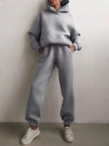 And Winter Women's Casual Fashion Thick Long-Sleeved Trousers Two