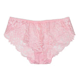 Sexy Large Size Briefs Ultra-thin Women's Panties White Lace Panty