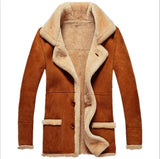 Autumn And Winter Burst Single Fur One Thick Coat Imitation Leather Velvet Men Coat
