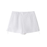 Summer Style Hollowed-Out Embroidered Shirt 8399300 Casual Shorts 8390300-Outfit