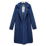 Coats Trench Fashion Long Autumn Winter Warm Tops Cardigan Plus Size Women Clothes 2019 Plush Windbreakers Blouson