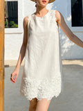 Cotton Dress Women's A-Word Vest Dress Name A-Word Dress Summer New Southern Oil Women's