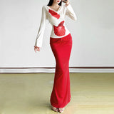 2025 Spring And Summer Women's New Seaside Vacation Wind Hanging Neck Vest Sexy Hip Skirt